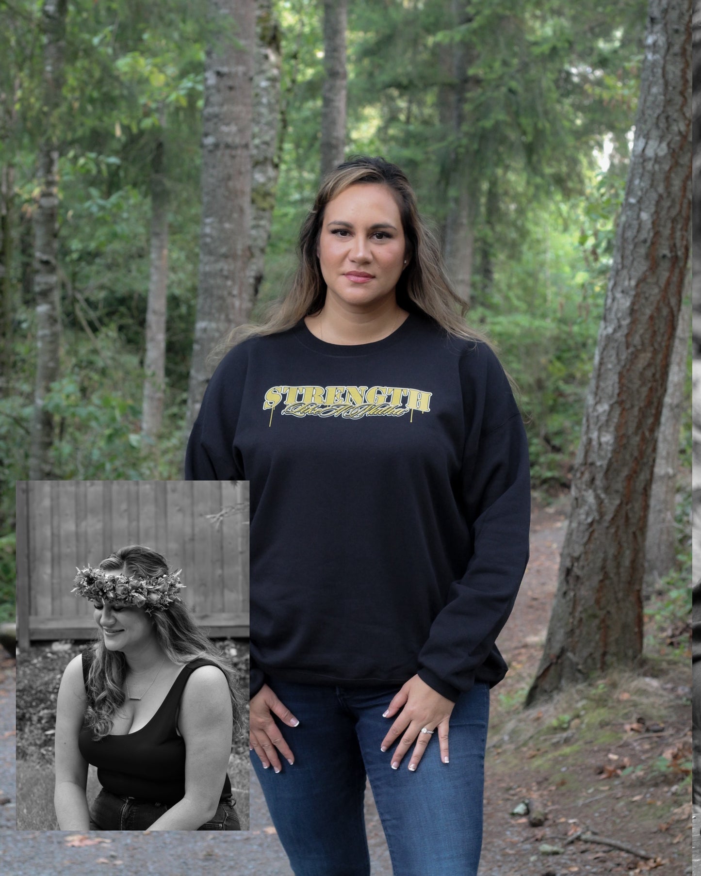 Strength Like A Mutha Crewneck